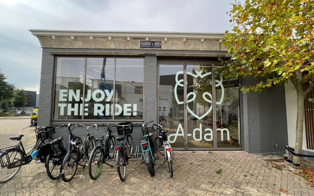Contourgesneden raambestickering voor A-dam underwear