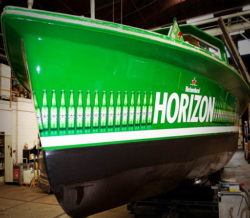 Bootwrap Shuttle Boat Heineken Experience