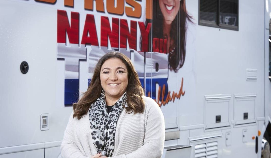 Belettering camper voor Jo Frost: Nanny on tour